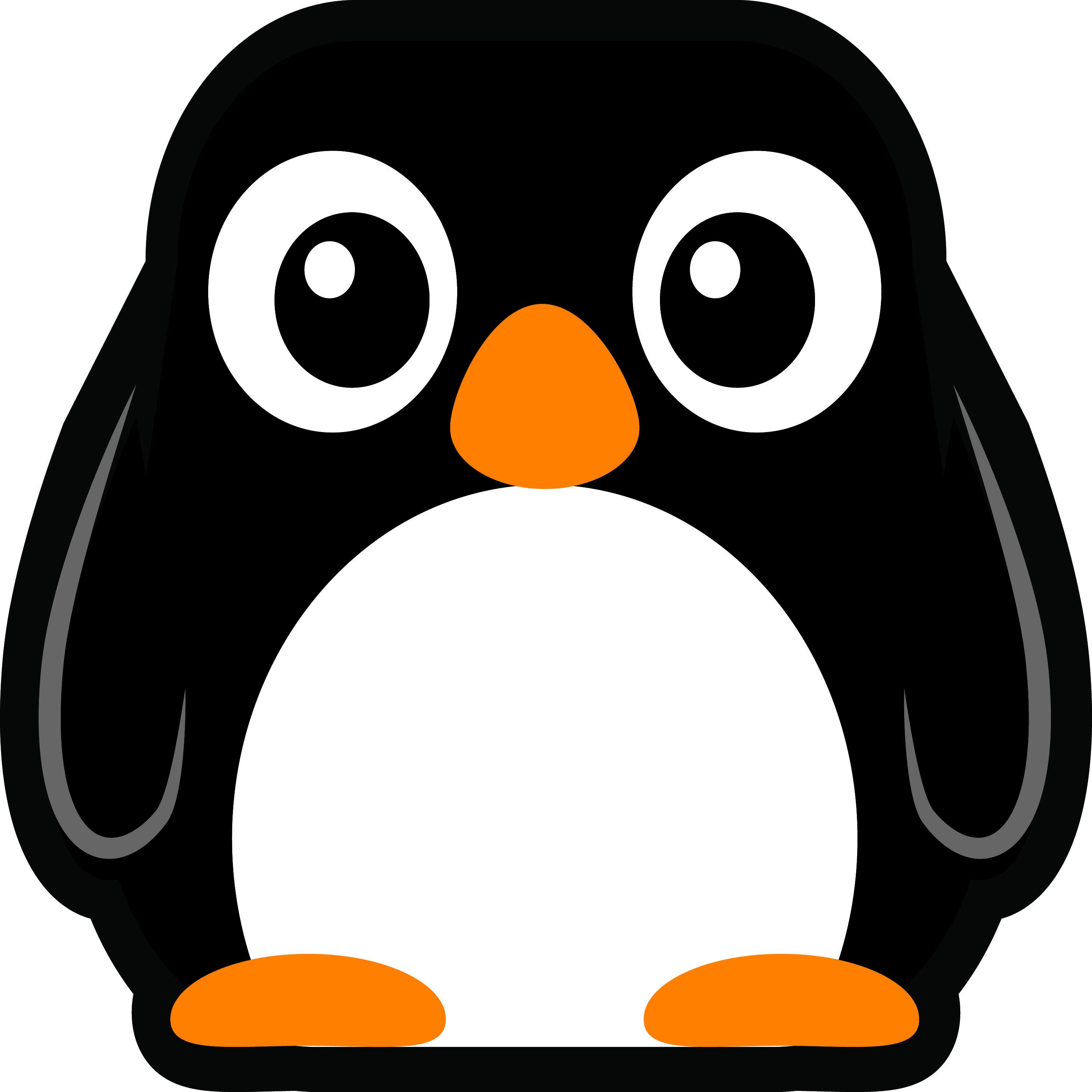 Tieraufkleber Pinguin (1) Sticker Wandtattoo 23cm