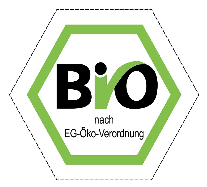 Bio-Siegel Etiketten Bio nach EG-Öko-Verordnung 5000 Stk 50 mm Aufkleber