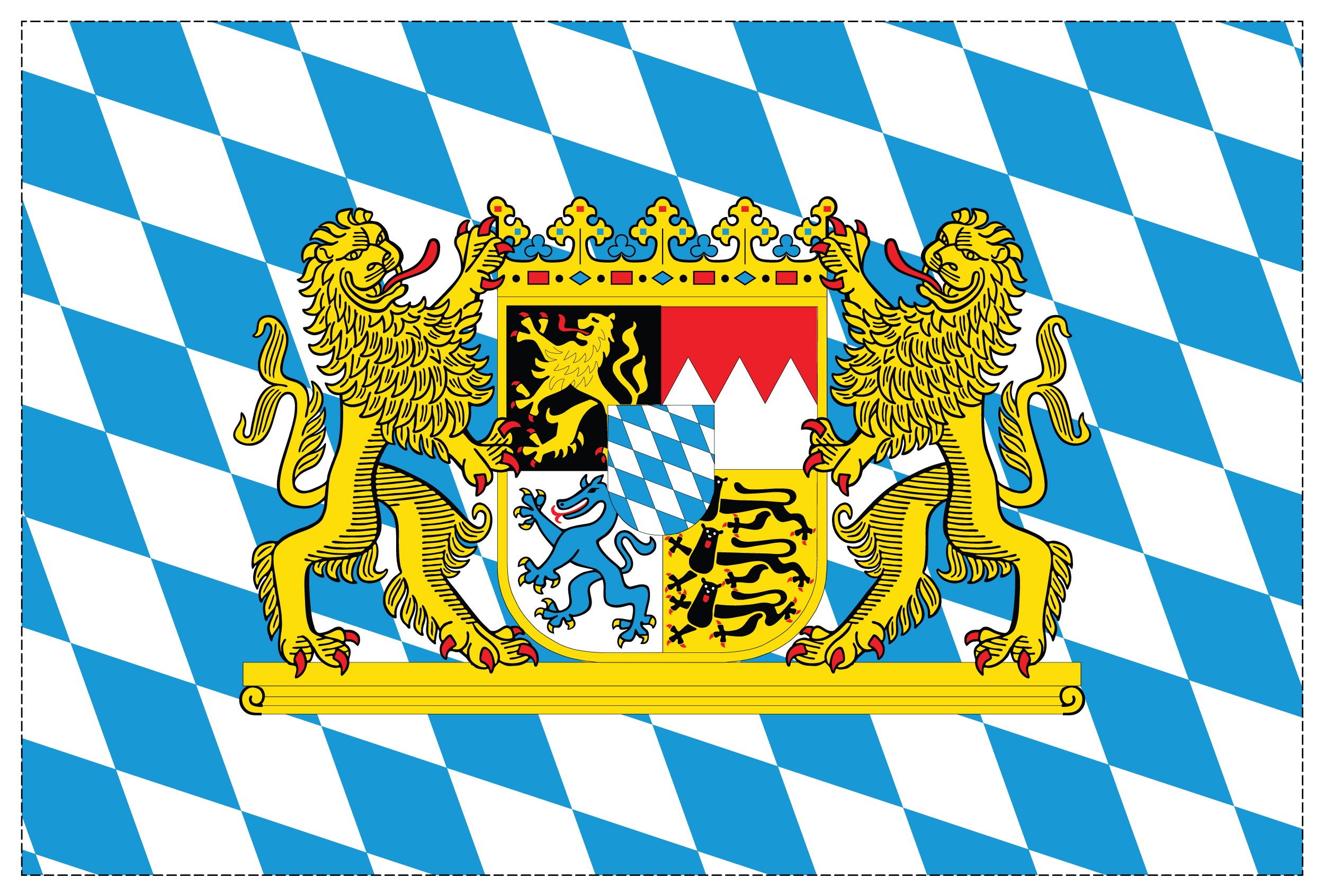 10 Stück - Aufkleber - Deutschland-Flagge - 7,4 x 5,2 cm