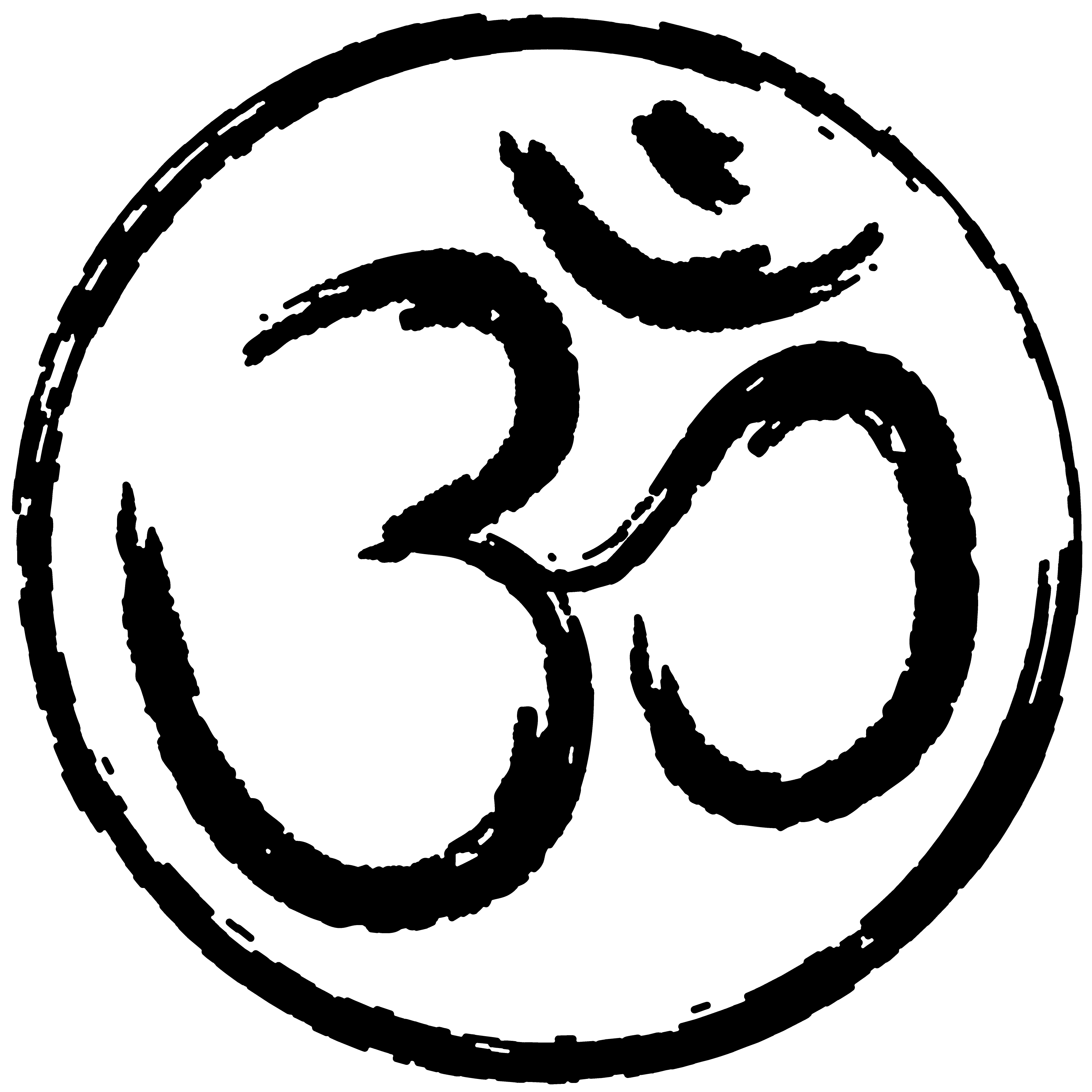 Om Aufkleber 60x60 cm Farbauswahl Wandtattoo Zeichen Indien Yoga Symbol (2)
