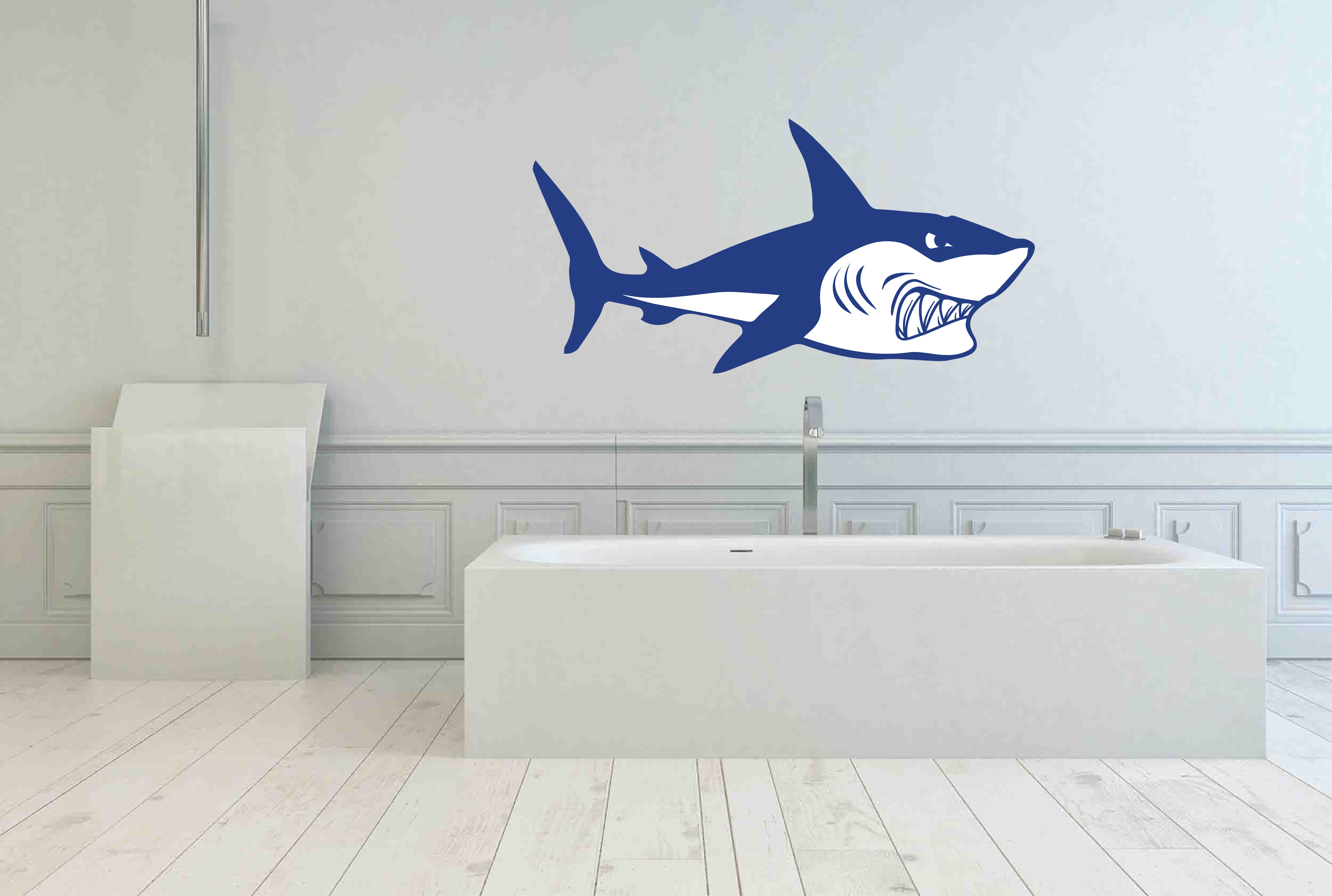 Aufkleber Shark Hai 60x40 cm für Auto KFZ Wandtattoo Haifisch Sticker