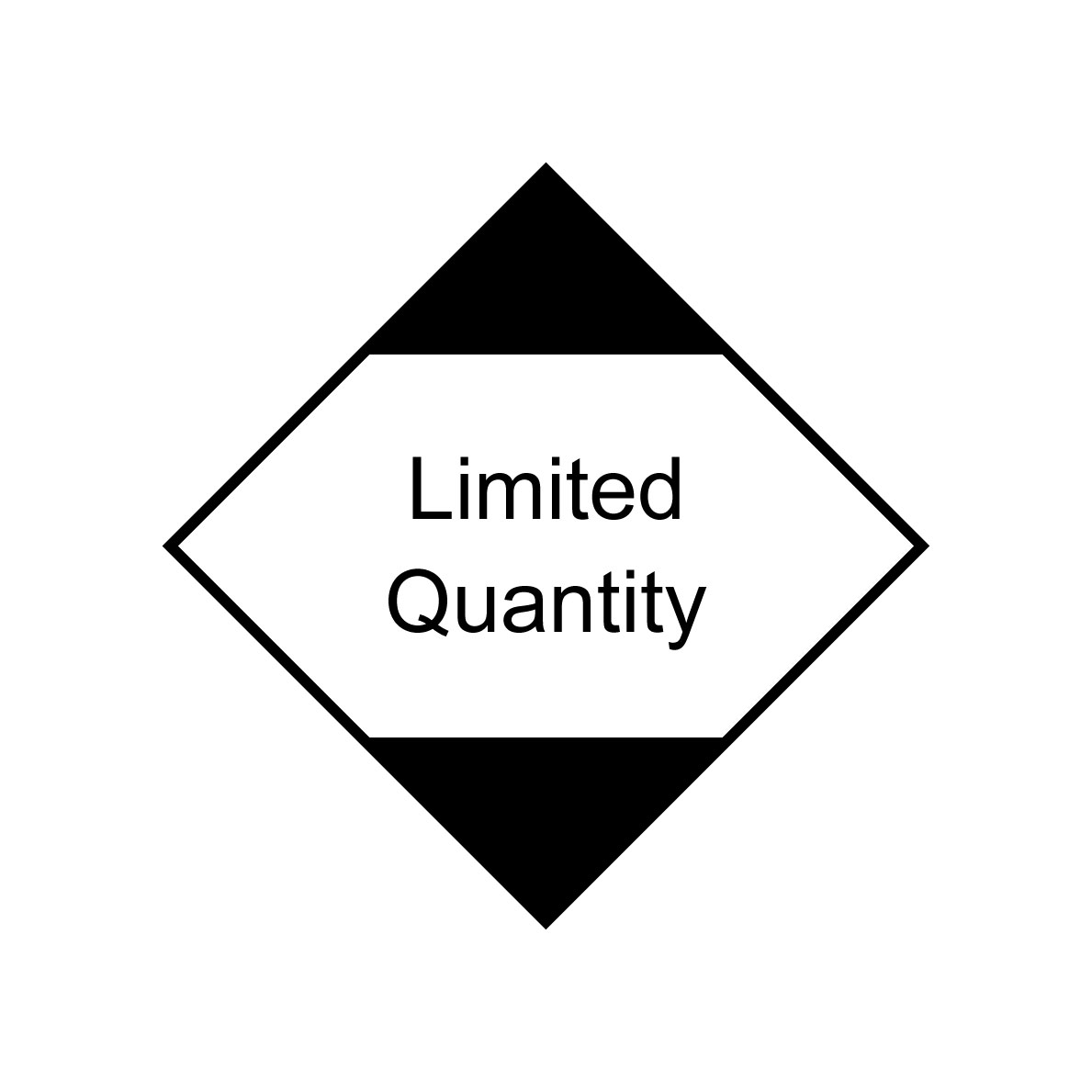 UN Etiketten/ Aufkleber Gefahrgut Limited Quantity 10cm Papier
